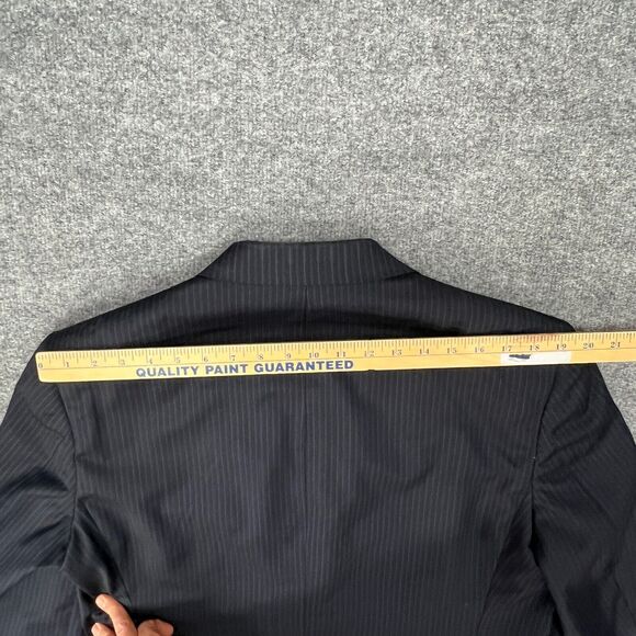 Daniel Cremieux Blazer Mens 42 Navy Pinstripe Classic 3 Button Notch Lapel *READ - Picture 11 of 13